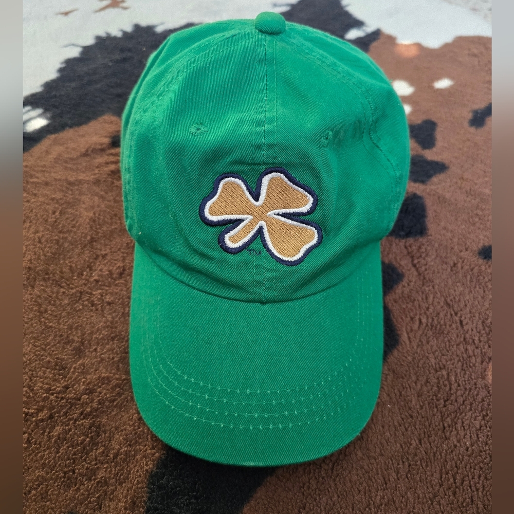 Notre Dame Green Shamrock hat